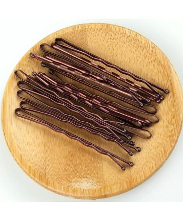 Bobby Pins Brown 240-Count Hair Pins with Cute Box - Premium Bobby Pins for Kids, Girls, and Women - Ideal for All Hair Types (2.2 Inch) - Buy Online on GoSupps.com