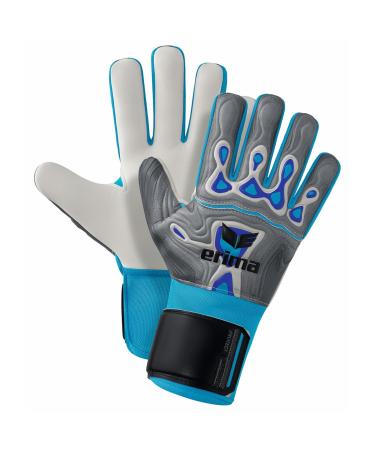 Erima Unisex Youth Flex-ray Protect 2.0 Goalkeeper Gloves 6 grey/blue