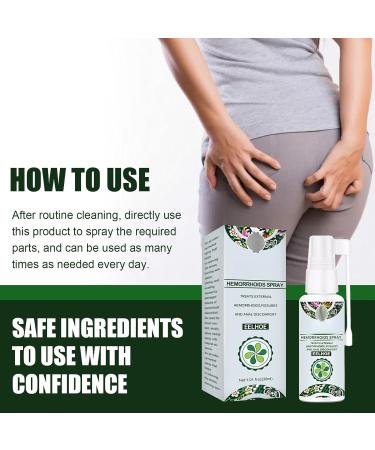 Hemorrhoids Relief Spray 30ml | Natural Treatment for Piles & Anal Fissures - Buy Online on GoSupps.com