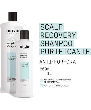 Nioxin Scalp Recovery Purifying Shampoo 200ml shampoo purificante antiforfora - Buy Online on GoSupps.com