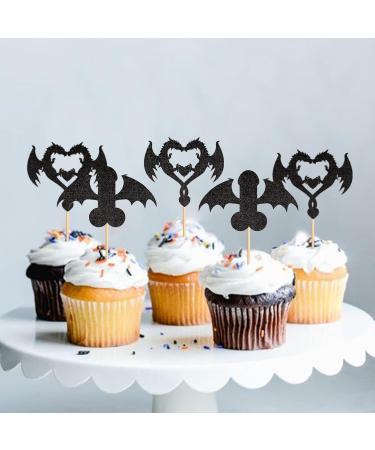 24 Pieces Dragon Theme Cupcake Toppers - Mythical Cake Decorations for Birthday & Wedding Parties | Realistic Torte Picks - Buy Online on GoSupps.com