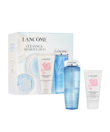 Buy Lanc me Bi-Facil Double-Action Eye Makeup Remover & Cr me Mousse Confort Foaming Facial Cleanser | International Shipping Available - Buy Online on GoSupps.com