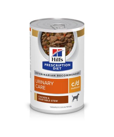 Hill's Prescription Diet c/d Multicare Urinary Care Wet Dog Food 12.5 Ounce (Pack of 12) - Buy Online on GoSupps.com