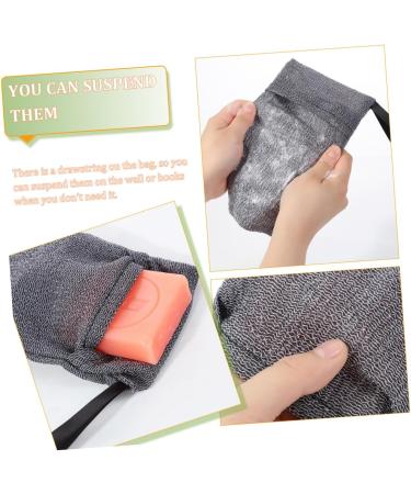 CANIGHT 6pcs Soap Bag Soaps Bath Soap Body Scrubber Bag Exfoliating Sponge Pouch Facial Sponges Polyester - Buy Online on GoSupps.com