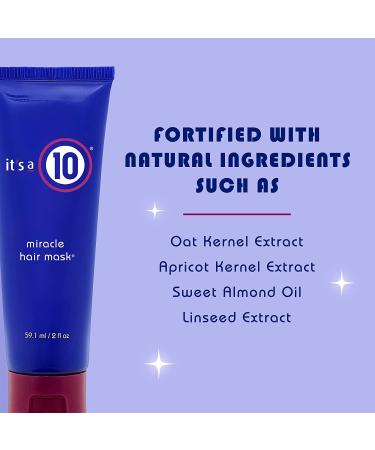 It's a 10 Haircare Miracle Hair Mask 2 fl. oz. - Pack of 2 | Deep Conditioning Treatment - Buy Online on GoSupps.com