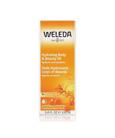 Weleda Hydrating Sea Buckthorn Body and Beauty Oil - 3.4 fl oz | Plant-rich Formula with Sesame Oils - Buy Online on GoSupps.com
