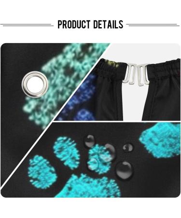 Waterproof Barber Cape - Colorful Dog's Paw & Cheetah Haircut Bib for Men & Women | Unisex Hair Cutting Cape - Buy Online on GoSupps.com