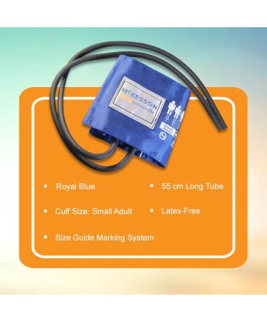 McKesson LUMEON Adult Small Blood Pressure Cuff - Royal Blue - 19 cm to 27 cm - 1 Count - Buy Online on GoSupps.com