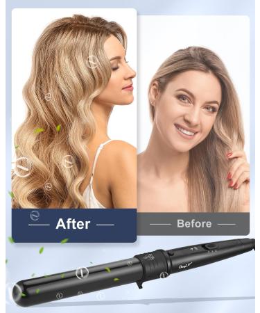 CkeyiN 32mm Hair Curling Wand - Professional Ceramic Barrel Curling Iron - Buy Online on GoSupps.com