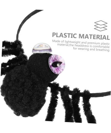 MAGICLULU Spider Headband Black Tiara Festival Headpiece Goth Headbands Unique Hair Decor Spider Headpiece Hair Accessories Ladies Headbands Polyester Make up Apparel Purple 30X23CM Purple - Buy Online on GoSupps.com