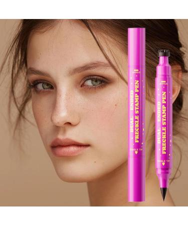 Fake FrecklesMakeup Dots Marker Waterproof 2 in 1 Fake Freckles Stamps Eyeliner Long Lasting for Skin Care and Beauty Women and Girls Natural Look for Social - Buy Online on GoSupps.com