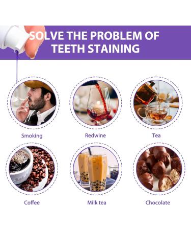 Purple Teeth Whitening Toothpaste - 2 PCs Color Correction Serum for White Teeth | HeroSmile Whitening Booster - Buy Online on GoSupps.com