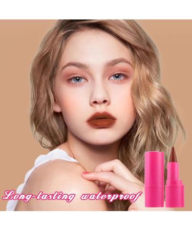 Lip Contour Stick 36g Velvet Finish Waterproof Product Long Lasting Velvet Matte Finish Lipstick and Lip Liner Set for Girlfriend Mom Lady Travel Party Dating Vacation Stage 03 - Buy Online on GoSupps.com