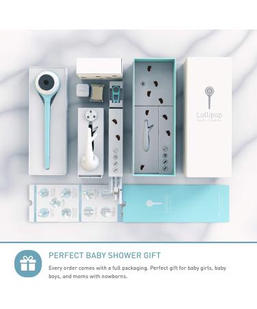 Lollipop Baby Monitor (Turquoise) - Contactless Breathing & Cry Detection, Sleep Tracking, WiFi Camera - Buy Online on GoSupps.com