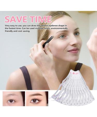 Eyebrow Shaping Template - Women's Eyebrow Shape Template | Multi-Purpose Eyebrow Shaping Tool for Parties Dating Travel and Proms - Buy Online on GoSupps.com