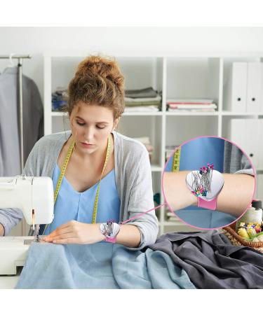 Magnetic Wrist Pin Holder & Comb Set - Pink | Sewing & Hair Styling Accessories - Buy Online on GoSupps.com