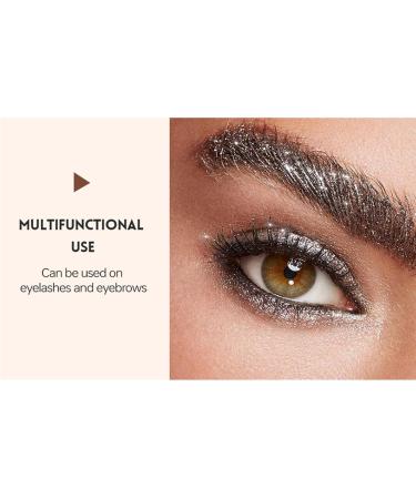 Glitter mascara for eyelashes glitter mascara smudge-proof lengthening and volumizing mascara - Eyelash cosmetics waterproof makeup mascara lift curling multi-eye makeup - Buy Online on GoSupps.com