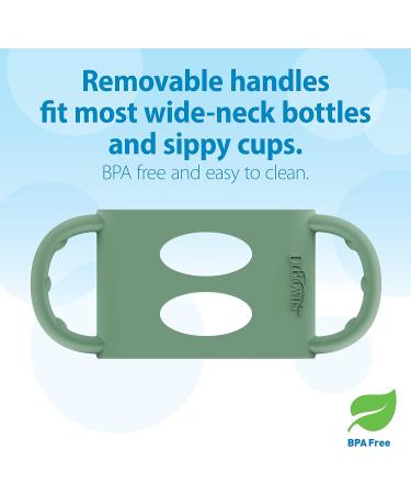 Dr. Brown's Milestones Sippy Bottle with Handles - Green Khaki Green - Buy Online on GoSupps.com