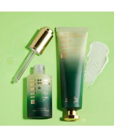 Milani Green Goddess Glow Oil - Multi-Use Facial Oil Infused With Hemp Oil To Hydrate and Soothe Stressed Out Skin - Buy Online on GoSupps.com