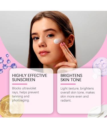 Lightening Insulating Sunscreen Moisturizing And Lightening Insulating Protection High Protection Against Rays Sunscreen Natural Makeup Cream SPF90 100g(2) - Buy Online on GoSupps.com