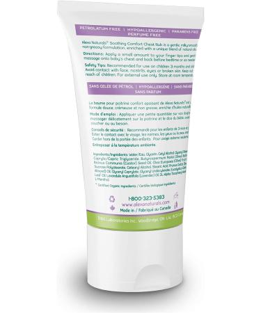 Aleva Naturals Soothing Chest Rub for Babies 1.7 Fl Oz | Eucalyptus & Lavender Oils | Gentle Relief for Stuffy Noses - Buy Online on GoSupps.com