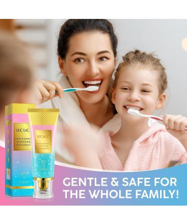 TIVLON Niacinamide Toothpaste whitening removes tooth discolouration inhibits pigmentation fresh breath deep and gentle cleaning suitable for sensitive teeth 100 g - Buy Online on GoSupps.com