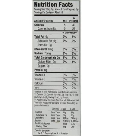 Concord Foods Mild Guacamole Dip Mix - Pack of 4, 1.1 oz Packets - Buy Online on GoSupps.com