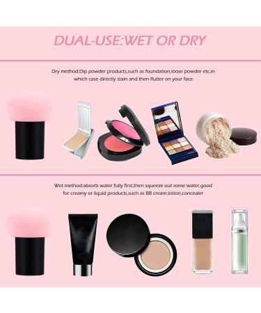 FRCOLOR 15 Pcs Mushroom Head Makeup Brush Set - Foundation Powder Puff & Blush Applicator | Assorted Colors for Flawless Finish - International Shipping Available - Buy Online on GoSupps.com