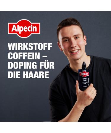  Alpecin Alpecin Hair Energizer Caffeine Liquid - 4 x 200ml - Hair Energizer to Prevent Hereditary Hair Loss in Men - Strengthen Hair Root - Buy Online on GoSupps.com
