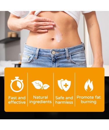  GNAUMORE Abdominal Muscle Cream for Tightening Muscles Cooling Belly Muscle Cream for a Perfect Waistline Fat Burning Body Cream - Buy Online on GoSupps.com