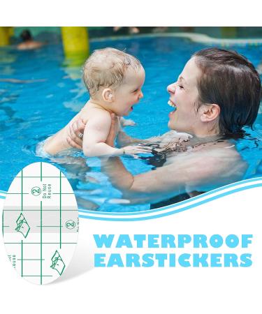 120 Pcs Waterproof Baby Shower Ear Covers - Kids Disposable Ear Protectors for Swimming, Surfing & Water Sports - Green - Buy Online on GoSupps.com