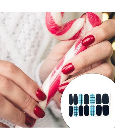 dijiusidy Nail Art Stickers Self-Adhesive Fingernail Decal with Strap Glue DIY Art Decor Full Cover Manicure Kits for Women Girls YMX194 - Buy Online on GoSupps.com