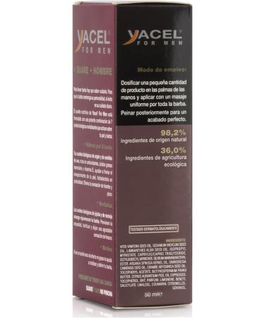 Yacel For Men | Nourishing Beard Oil | Hydrates Nourishes and Conditions | Helps Shape Men's Beard | with 7 Organic Conditioning Oils | 50ml - Buy Online on GoSupps.com