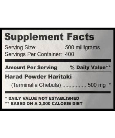 HENNA COSMETICS CYPRI Harad Powder/Terminalia Chebula/Haritaki - Herbal Supplement Pure | 100 Grams/ (3.53 Ounces) 100% Natural Pure Organic - Buy Online on GoSupps.com