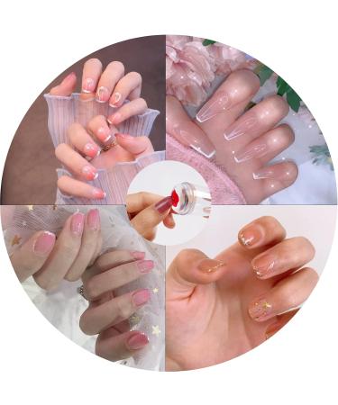 2PCS Nail Art Stamping Tools - Crystal Silicone Head & Scraper for DIY Manicure | Nail Art Accessories for Professional Results - Buy Online on GoSupps.com