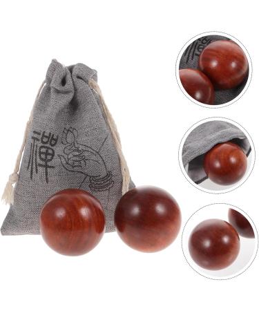 Gleavi Wooden Handball Massage Balls - Portable Hand Exercise Tool for Fascia Relief & Outdoor Use - Buy Online on GoSupps.com