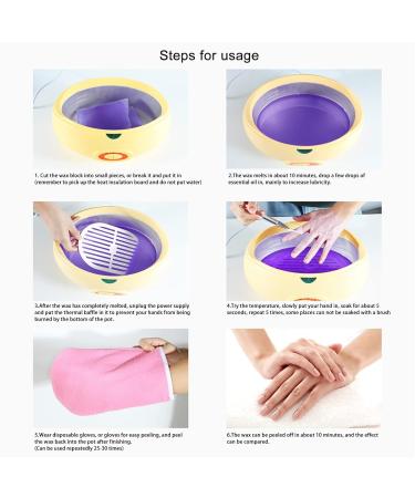 453g Lavender Moisture Paraffin Wax for Spa - Ideal for Dry Skin Relief Beauty Hand & Feet Treatment - Buy Online on GoSupps.com