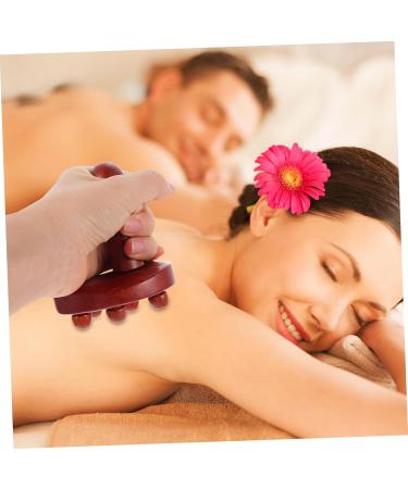 Beaupretty 1pc Wooden Body Massager & Scalp Massager | Portable Abdominal & Neck Massage Tool for Spa Fitness - Buy Online on GoSupps.com