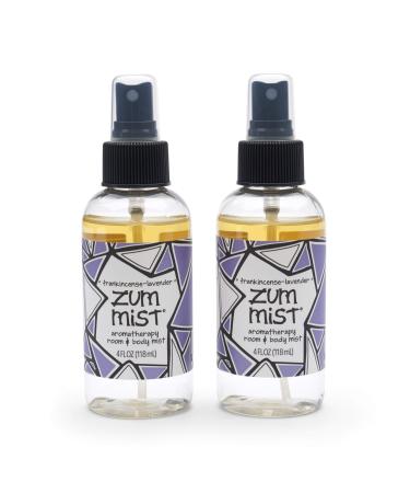 Zum Mist Room and Body Spray - Frankincense-Lavender - 4 fl oz (2 Pack)
