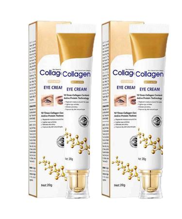 Collagen Anti-Wrinkle Eye Cream, Anti-Aging Collagen Eye Cream, Anti-Wrinkle and Firming Moisturizing Eye Cream (2pcs)