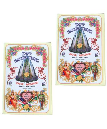 BOEMY Florida Water Soaps - Pack of 2 Water Florida Soap 95g Each