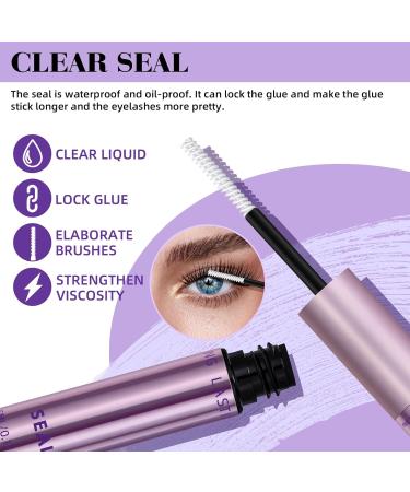 Buy Bond and Seal Lash Glue - 10ml Waterproof Strong Hold for DIY Lash Extensions | 72 Hours Long Lasting | House of Lash Clusters - Buy Online on GoSupps.com