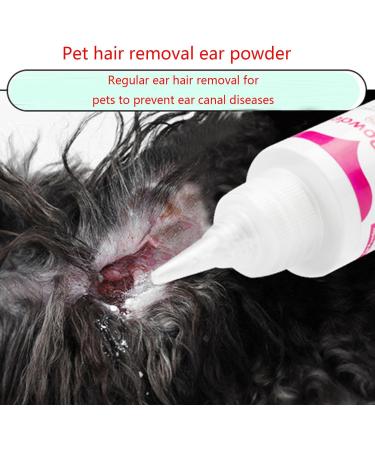 BIBABLYKE 42g Efficient Ear Hair Cleaning Powder for Pet Owners Save Time and Money by Cleaning Your Pet Ears at Home with Powder - Buy Online on GoSupps.com