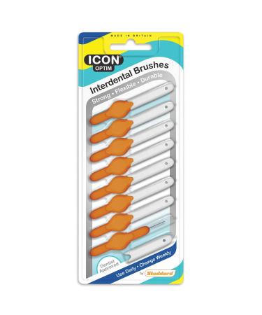 ICON OPTIM Interdental Brush XXXFine Orange (Pack 8) Orange 8 Count (Pack of 1)