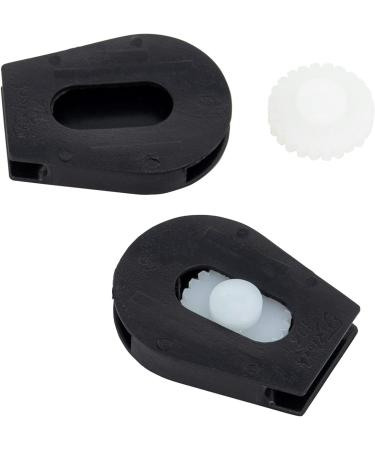SGT KNOTS Wheeled Cord Lock - Plastic Toggle Stopper for Paracord Drawstrings - 10 Pack Black - Buy Online on GoSupps.com