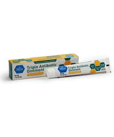 Medpride Triple Antibiotic Ointment 1 oz 4-Pack | Effective 24-Hour First Aid for Minor Wounds, Scratches & Abrasions | Preventative Zinc Ointment with Neomycin & Polymyxin - Buy Online on GoSupps.com