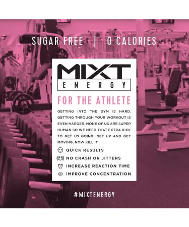 MIXT Energy Supplement - 8 Hour Energy Drink for Focus, Sugar-Free, Keto Approved - Rainbow Candy Flavor (60 Servings) - Buy Online on GoSupps.com