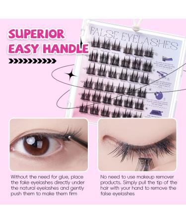 Buy OneNine Self Adhesive Wispy Lash Clusters Kit | No Glue Needed Reusable DIY Eyelash Extensions - Shop Internationally - Buy Online on GoSupps.com