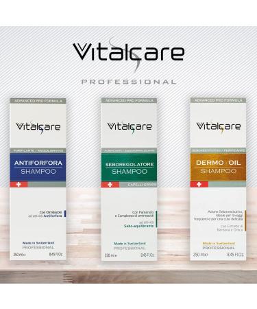  DIAMOND INTERNATIONAL Vitalcare | Swiss Sebum-regulating purifying and sebum-normalizing shampoo with sebum-balancing activity with panthenol and amino acid complex 250 ml - Buy Online on GoSupps.com