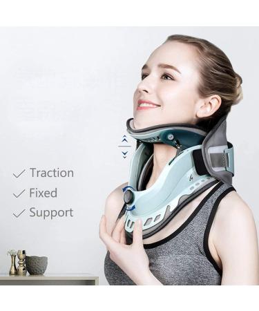 Neck Correction Traction Device Adjustable Neck Stretcher Collar for Neck Shoulder and Back Pain Portable Physical Therapy Relief - Buy Online on GoSupps.com